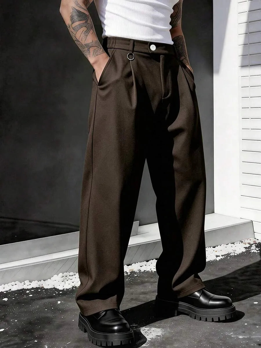 Men's Brown Long Pants
